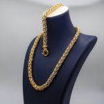 collar de oro para mujer