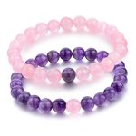 pulsera cuarzo rosa