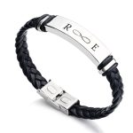 pulsera cuero hombre personalizada