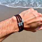pulsera cuero hombre personalizada