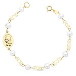 pulsera de oro para bebe