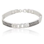pulsera grabada hombre