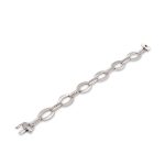 pulsera oro blanco