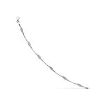 pulsera oro blanco mujer
