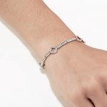 pulsera oro blanco mujer