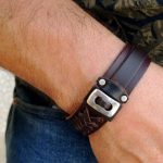 pulseras de cuero para hombre