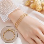 pulseras de oro 18k para mujer