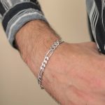 pulseras de plata para hombre