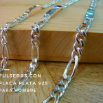pulseras de plata para hombre