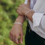 pulseras de plata para hombre