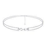 tobillera plata