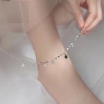 tobillera plata